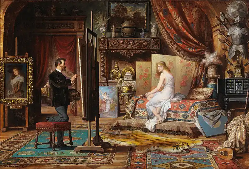 The Artist and His Model